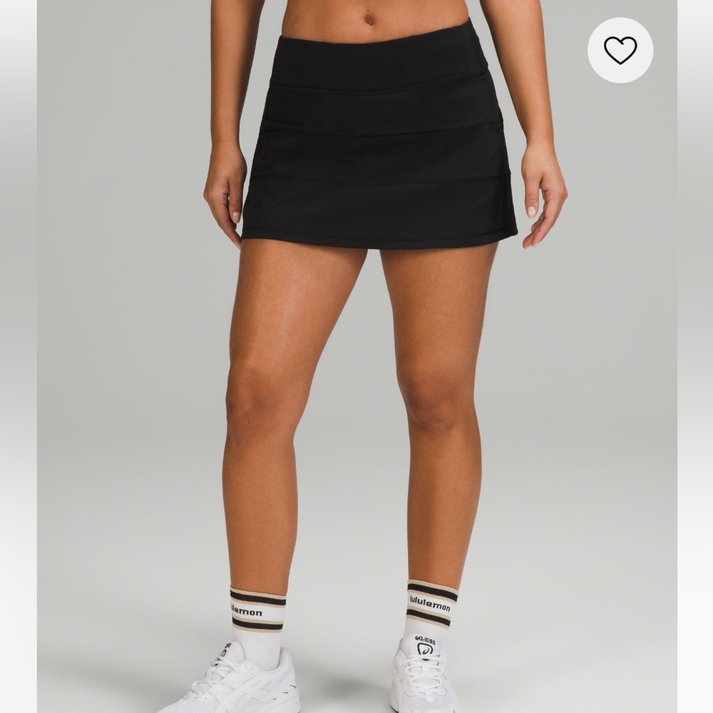 lululemon pace revival mid rise skirt size 4